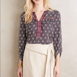 Anthropologie One.September Folia Blouse M EUC